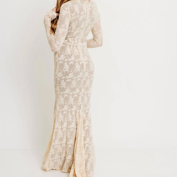 NWT Seraphine Lace Fairy Romantic Ethereal Feminine Maxi Wedding Dress Size 3XL - Picture 5 of 12